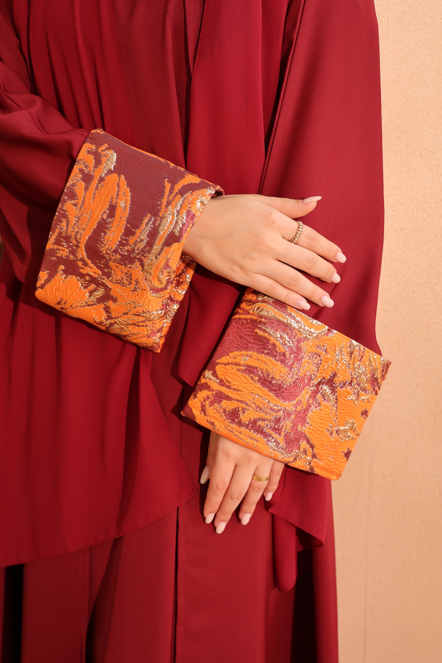 Abaya Rima (burgundy)